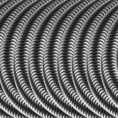 Abstract Background. Metal Wire Circles. Vector.