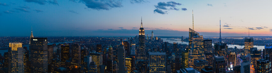 New York, Skyline, Rockefeller Center, Top of the Rock