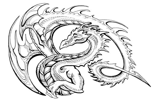 winged dragon wyvern