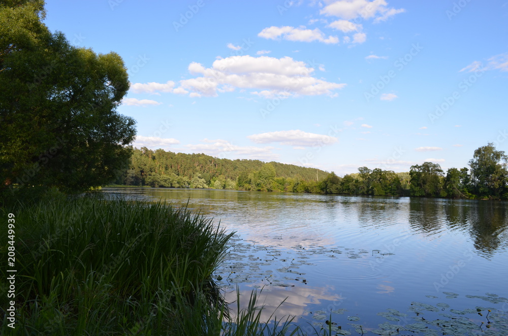 Poster landscape lake