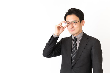 ビジネスマン　白バックイメージ
