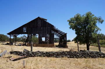 dilapidated building barn