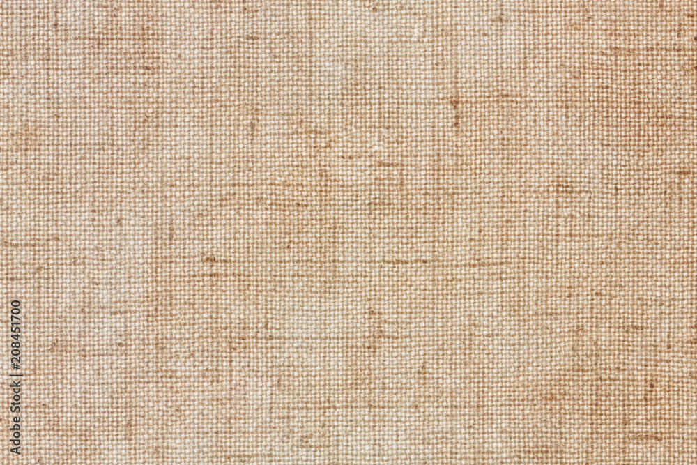 Wall mural natural texture background. / pattern of closed up surface textile canvas material fabric