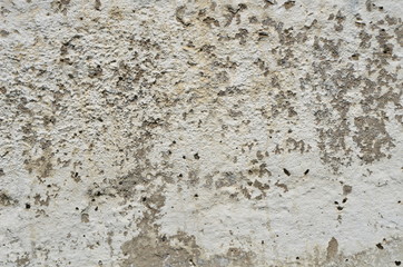 the old white concrete wall texture