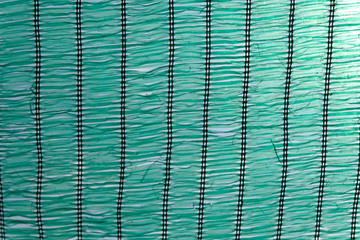 Close up green shading net