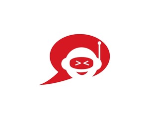 chatbot logo vector