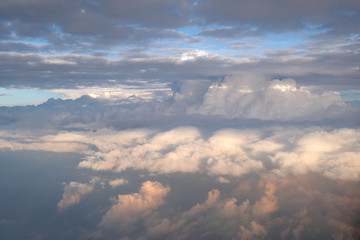 blue sky cloud background
