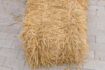 pile of straw background
