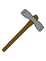 vorschlaghammer pickaxe spitzhacke abbauen bergbau hammer axt werkzeug bergarbeiter