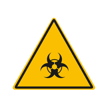 biohazard warning vector sing