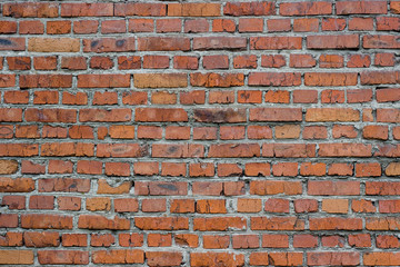 Old brickwork as a background or texture