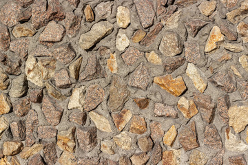 thick stone wall as background or texture