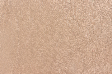 Texture genuine leather beige color. Background, texture.