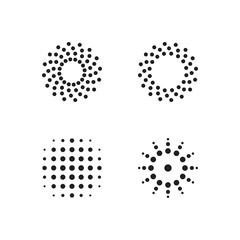 Halftone dots forms