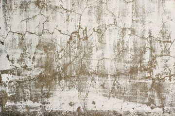 old shabby stone wall