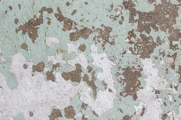 Old wall with peeling paint. Background, texture