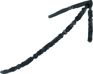 Pencil stroke Arrow 4