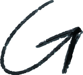 Pencil stroke Arrow 2