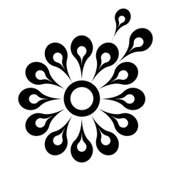 Herbal dandelion icon. Simple illustration of herbal dandelion vector icon for web design isolated on white background