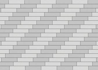 3d rendering. Modern gray rectanguler shape brick block wall background.
