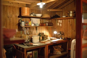 拉麺屋の厨房