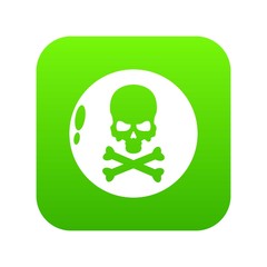 Danger icon. Simple illustration of danger vector icon for web