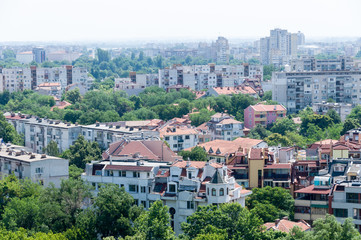 Obraz premium View of Plovdiv, Bulgaria