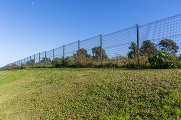 Steel Fence Long Boundary Private