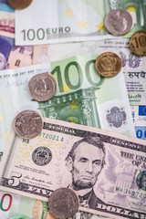 worl money background currency exchange concept 