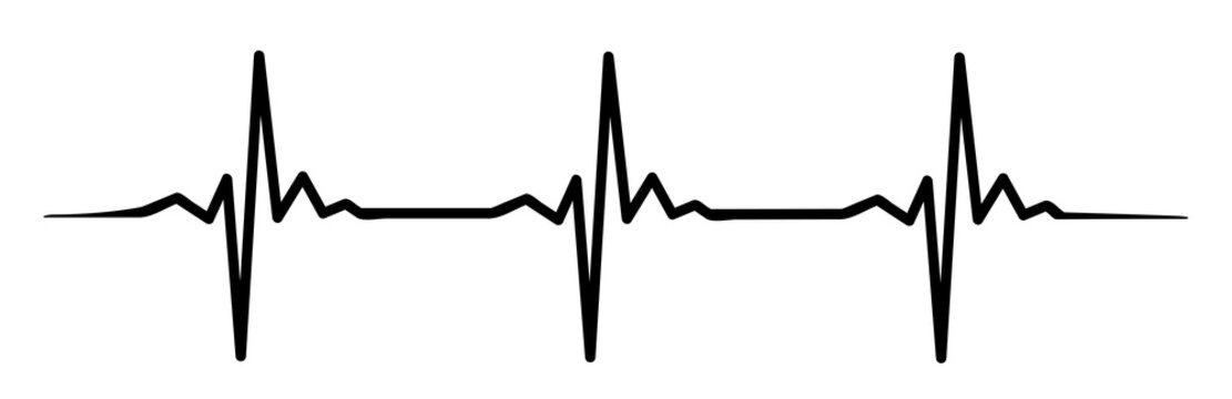 heartbeat #isoliert #vektor - Herzschlag