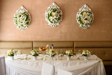 Fototapeta na wymiar Wedding decoration. It can be used as a background