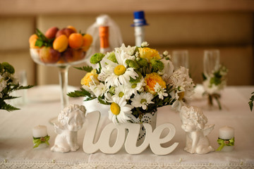 Wedding decoration. It can be used as a background