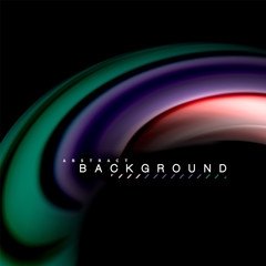 Fluid mixing colors vector wave abstract background design. Colorful mesh waves