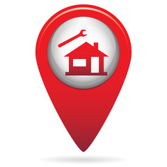 Plumbing work symbol icon