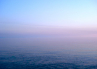Fototapeta premium pink sunset on the lake