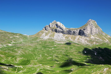 National Park Durmitor, a mountain pass, Montenegro