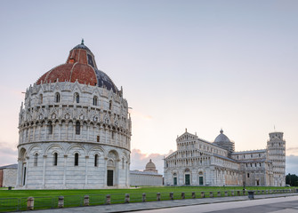 Piazza dei Miracoli aka Piazza del Duomo in Pisa Tuscany Italy