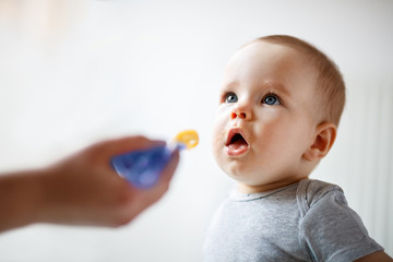 Feeding baby