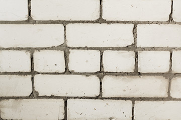 Texture of a brick wall close-up