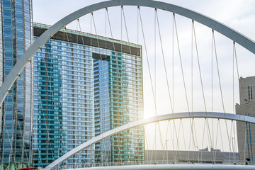 Urban architectural landscape in Tianjin
