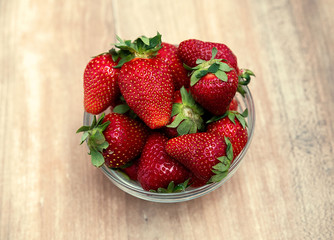 Strawberries in a bowl
