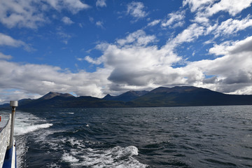 Navigation dans le canal de Beagle, Argentine