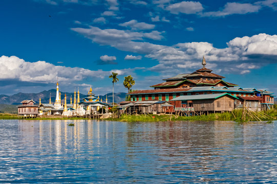A Buddhist Monastery on the Inle Lake