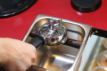 coffee machine in coffee shop