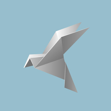 Vector illustrations with origami