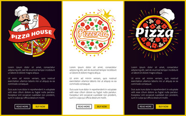 Pizza House Online Promotional Vertical Banners