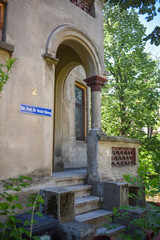 Bucharest view - Historical buildings and vegetation in Cotroceni neighbourhood