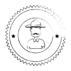 Canadian Ranger seal avatar character vector illustration design