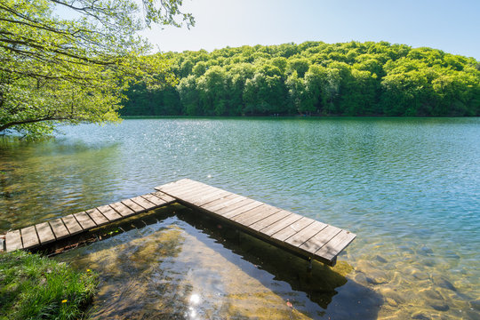Steg am See in Feldberg - Mecklenburg Vorpommern