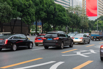 traffic jam on main street